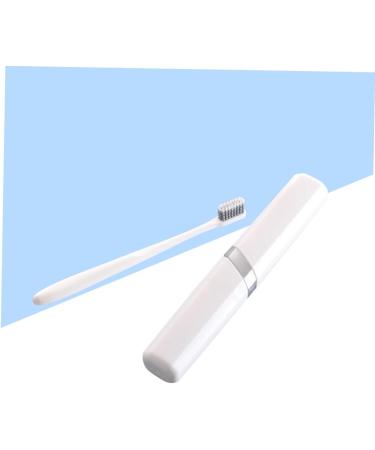 Buy Healeeved Travel Toothbrush Holder Set - Portable Toothbrush Tube & Protective Cover - Perfect Travel Gift - White - Buy Online on GoSupps.com