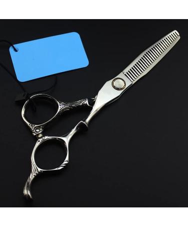 Hair Cutting Scissors 6 Inch Professional Japan 440c Sliver Bearing Hair Scissors Cutting Barber Haircut Thinning Shears Hairdressing Scissors Set - Buy Online on GoSupps.com