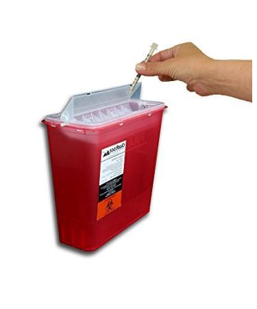 5 Quart OakRidge Products TouchFree Sharps Disposal Container - Buy Online on GoSupps.com