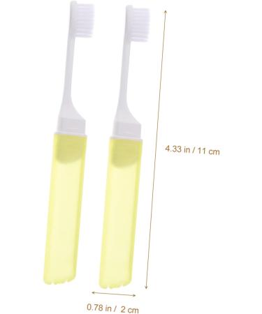 Minkissy 8-Pack Foldable Toothbrush Set - Soft Bristle Travel Accessories for Kids & Orthodontists - Perfect for Children's Dental Hygiene - Buy Online on GoSupps.com