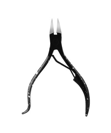 Black Toenail Ingrown Nail Art Cuticle Nipper Clipper Edge Cutter Manicure Scissor Plier Tool Pedicure Dead Skin Remover (Color : 2pc)