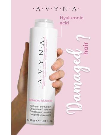 Avyna Hyaluronic Acid Intensive Hair Shampoo 500ml - 16.91 Fl Oz (1 Pack) - Buy Online on GoSupps.com
