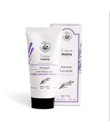 Maison du Savon de Marseille - French Hand Cream - Natural Organic Moisturiser made with Lavender from Provence - 75 ml Tube