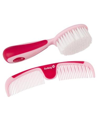 Safety 1st Easy Grip Brush and Comb Raspberry - 2 Pack Size: 2 Pack Model: IH172-2