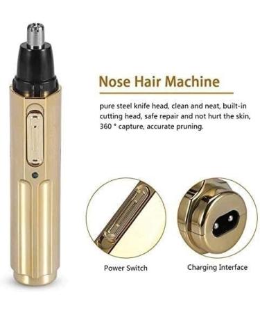 Rechargeable Nose Hair Trimmer for Men & Women | Waterproof Stainless Steel Clipper - Professional Quality - Buy Online on GoSupps.com