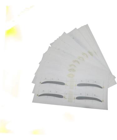 POPETPOP 24 Pcs 48 Eyebrow Template Sticker Eyebrow Stencils Stickers Makeup Tools Eyebrow Trimming - Buy Online on GoSupps.com