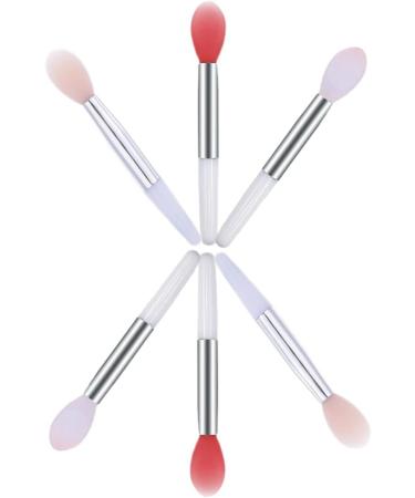 Silicone Lip Brush Mini Lip Scrub Brush Reusable Lip Balm Applicators for Lips Care 6pcs - Buy Online on GoSupps.com