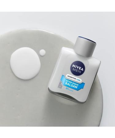 Nivea Men Sensitive Cool After Shave Balm 3-Pack (3 x 100ml) - Soothing Skin Care with Chamomile & Algae Extracts for Sensitive Skin - Buy Online on GoSupps.com