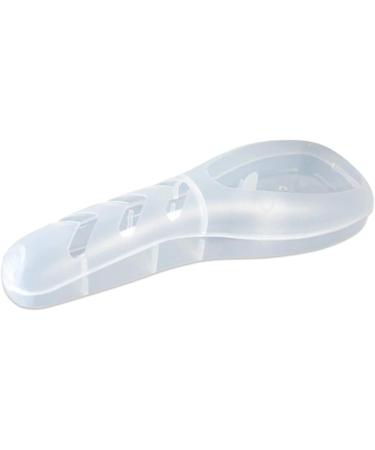 Razor Storage Box Portable Dustproof Transparent Outdoor Camping Travel Manual Shaving