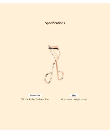 Heart Percent Eyelash Curler for Asian Lashes | High-Definition Professional Makeup Tool - International Shipping Available - Buy Online on GoSupps.com