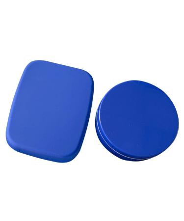 Solustrie 4 pieces colored contact lenses eye contact case eye color contacts mini cute contact lens container plastic container cosmetic carrier - case glasses frame pp travel matt