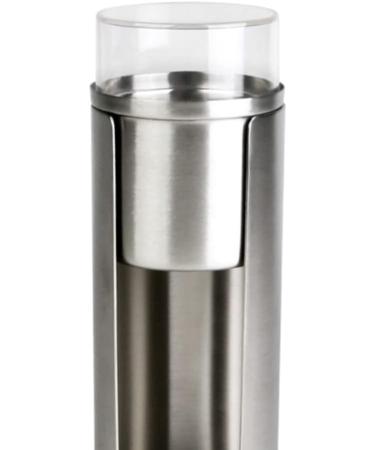 Honrane Cotton Pad Holder Cosmetic Cotton Pad Organizer Stainless Steel Round Cotton Swab Makeup Pad Holder Case Desktop Storage Box Silver - Buy Online on GoSupps.com