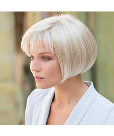 Buy Wqwig Synthetic Curly Bob Wig - Short Gray 10-Inch Side Combed Hairstyle for Women | International Shipping Available - Buy Online on GoSupps.com