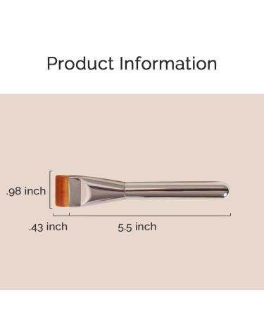 Premium Foundation Brush for Liquid Makeup & Concealer - Soft Bristles Kabuki Brush | Non-Soaking Cosmetic Tool for Creams & Masks - Buy Online on GoSupps.com