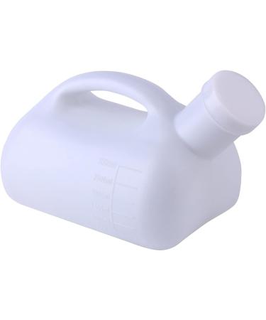 Male Urinal -Thick Firm Proof Easy Cleaning Urine Bottle 3000mL -Emergency Use in Bed Use in The Driver's Seat After Surgery Outdoor Activities(Color:Blue) Happy White - Buy Online on GoSupps.com