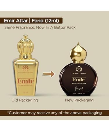 100% Alcohol-Free Attar Perfume for Men Farid Emir Collection | Premium Long Lasting Fragrance | 35% Highly Concentrated Perfume Oil - Buy Online on GoSupps.com