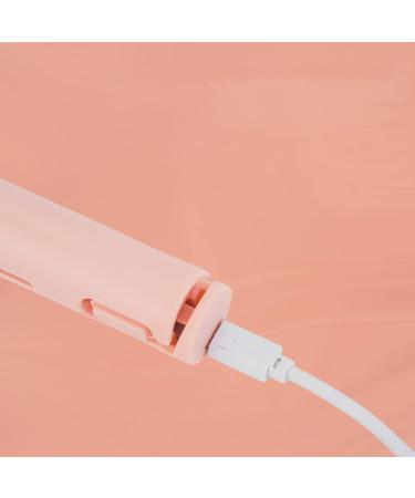 2 in 1 Hair Straightener & Curling Iron - USB Ceramic Heat Flat Iron - Pink Color for Effortless Styling - Buy Online on GoSupps.com