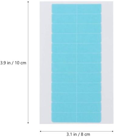 Minkissy 6 Sheets Double Sided Adhesive Hair Extension Pu Wig Sticker - Buy Online on GoSupps.com