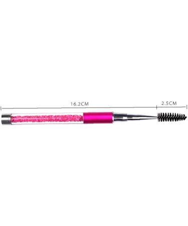 1pc Professional Eye Brush with Hat Eyebrow Eyelash Brushes Mascara Brushes Wands Applicator Portable Beauty Tools for Makeup Use(pink) - Buy Online on GoSupps.com