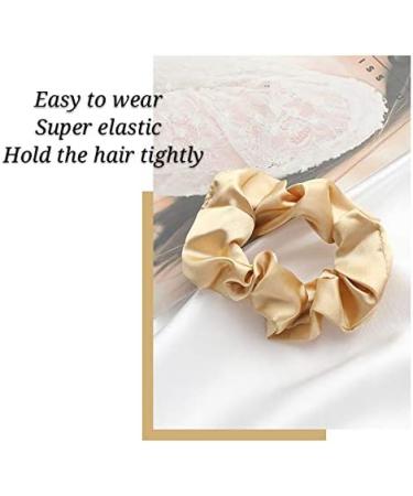 Lucky Whale Silk Satin Sleeping Eye Mask  Soft Sleep Eye Night Blindfold for Women and Men  Eyeshade Cover with Satin Hair Scrunchies and Ear Plugs  Wedding Bridesmaid Gift  Gold - Buy Online on GoSupps.com