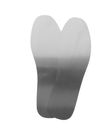 GALPADA 1 Pair Stainless Steel Anti-Nail Insoles Boot Inserts Stainless Steel Insoles Women Basketball Insoles Men Shoe Insoles Men Metal Insoles Men Shoes Insoles Shoe Insoles for Women Silver 24X7CM