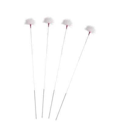 ZUNOXAZ 4pcs Handle Ear Tools Gentle Ear Cleaning Sticks Goose for Family Travel