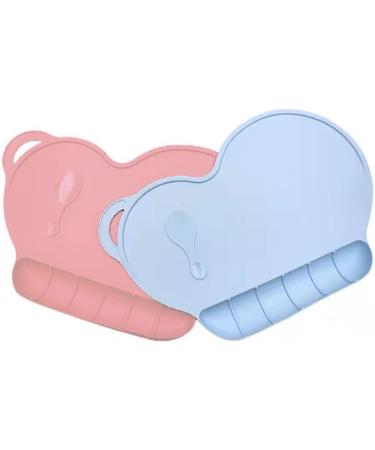 Silicone Baby Placemat - BPA-Free, Washable & Reusable Food Grade Mat for Kids - Non-Slip Dining Table Protector in Pink - Buy Online on GoSupps.com