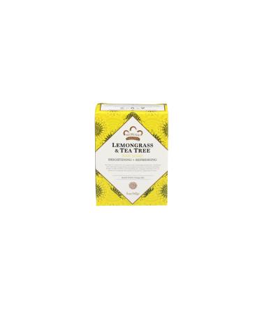 Nubian Heritage Lemongrass & Tea Tree Bar Soap 5 oz - Pack of 12 | Pure & Natural Ingredients - Buy Online on GoSupps.com