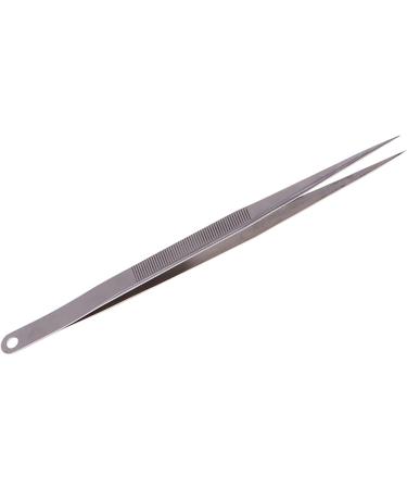 NBGGFF Tweezers 18cm long stainless steel electronic pointed straight tweezers Silver - Buy Online on GoSupps.com