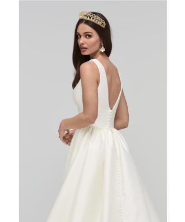 Wedding Tiara - Vofler Pearl Crown & Crystal Rhinestone Headband for Brides Flower Girls & Pageants | Gold Princess Costume Accessory - Buy Online on GoSupps.com