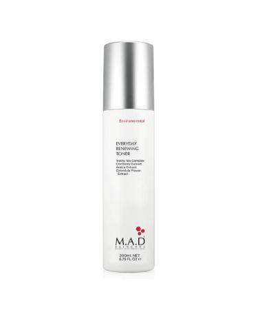 M.A.D Skincare Environmental Everyday Renewing Toner - 200ml - Oxygen-Boosting Formula for Youthful & Glowing Skin - Natural Ingredients Scientifically Formulated