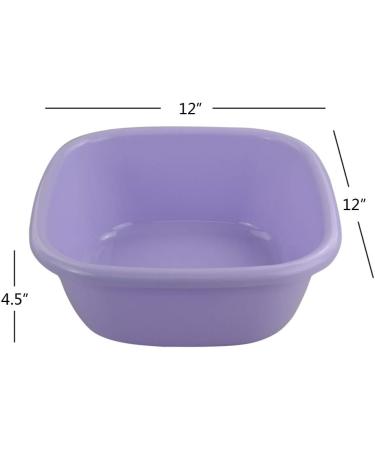 Yuright Plastic Wash Basin Set - 12 Quart Plastic Tubs (3 Pack) - Buy Online on GoSupps.com