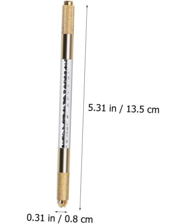 POPETPOP Embroidery Pencil Eyebrow Pencil Rhinestone Tool Eyebrow Marker Pen Makeup Tattoos Pen Make up Suite 1 count (Pack of 1) Black - Buy Online on GoSupps.com