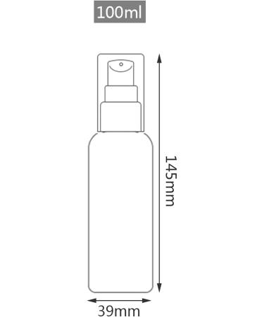 ZEOABSY 6 Pieces 100 ml Transparent Lotion Bottles with White Pump 100ml Empty PET Plastic Lotion Pump Bottle Cosmetic Gel Travel Container for Cosmetic Make up Cleaning + 1 x Funnel Transparent 100ml - Buy Online on GoSupps.com
