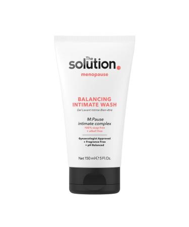 The Solution Menopause Balancing Intimate Hygiene Wash (150ml). Dermatologically Tested Feminine Wash for Women 100% Soap Free Wash for Vaginal Health and Menopause Body Care