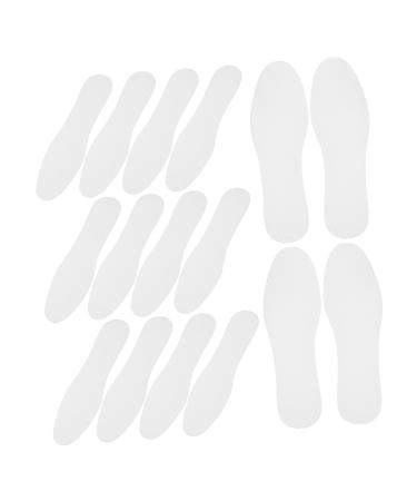 FRCOLOR 20 Pairs White Pulp Insole Exercise Insert Pad Feet Solution Replaceable Shoe Inserts Absorption Shoe Insoles Shoe Inserts Men Shoe Smell Remover Breathable Wood Pulp Paper Women's