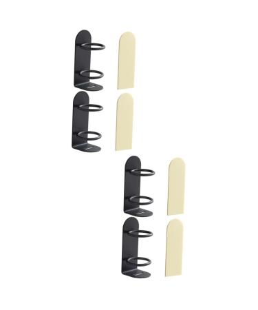 Zerodeko 4 pieces toothbrush holder razor holder toothbrush stands hairbrush holder toothbrush donor bathroom self -adhesive brisk racks hanging rack hubs household