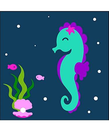 2-Pack Kids DIY Paint by Numbers Kit - Mermaid Theme, Easy Oil Painting Set for Beginners, Seniors - Framed Pre Drawn Canvas, Holiday Gift - 8x8 inch - Buy Online on GoSupps.com