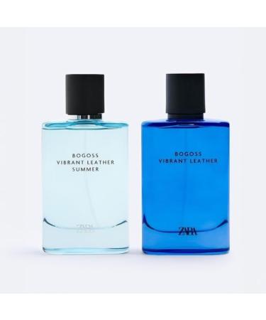 Zara Man Bogoss Vibrant Leather & Summer Cologne for Men Fragrance Set EDP Eau De Parfum 2x 100 ML (3.38 FL OZ) - Buy Online on GoSupps.com
