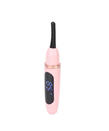 JTLB Handheld Electric Eyelash Curler with Intelligent Temperature Control USB Charging & Electric Heating for Long Lasting Curls (Pink)