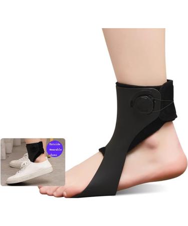 Ankle Orthosis Splint Support Foot Drop Orthosis Adjustable Ankle Foot Orthosis for Nerve Injury Site Decompression Plantar Fasciitis Rehabilitation Training(Color:Left Size:Large) Large Left