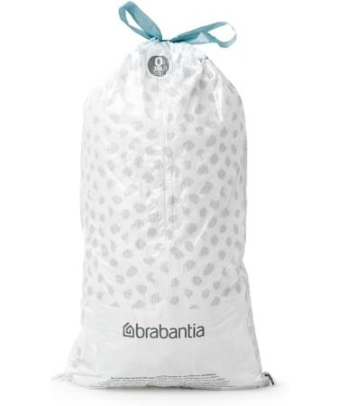 Brabantia PerfectFit Bin Liners 30L - White 40 Pieces | Durable & Eco-Friendly Trash Bags for Home & Office - Buy Online on GoSupps.com
