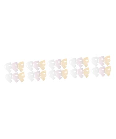 Didiseaon 30 Pi ces Couverture Fixe Pour Masque Facial Masque En Silicone R utilisable Couvre-masques En Silicone Porte-masque Essence Mont Sur L'oreille Gel De Silice 3d