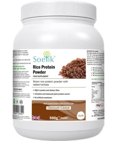 Soetik Rice Protein Powder (Chocolate Flavour) 500g