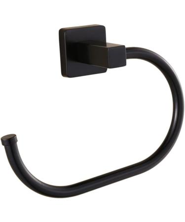 DOITOOL Black Towel Ring Hook Rack Towel Holder Bathroom Accessory Towel Hanger Towel Rack Stainless Steel - Buy Online on GoSupps.com