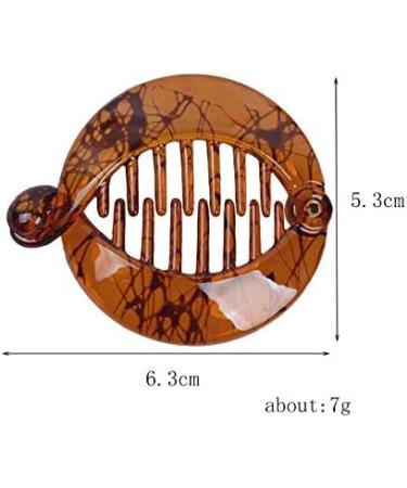 4PCS Retro Banana Clips Fish Shape Hair Clips with Rounded Edges Hair Claw Hair Combs Hair Climp Hair Pins Ponytail Holder Hair Grips Clamp Hair Accessories for Women Lady Girls (Mixed Color) - Buy Online on GoSupps.com