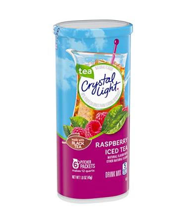 Crystal Light Sugar-Free Raspberry Iced Tea Powdered Drink Mix - 72 Pitcher Packets, 6 Count (Pack of 12) - Buy Online on GoSupps.com
