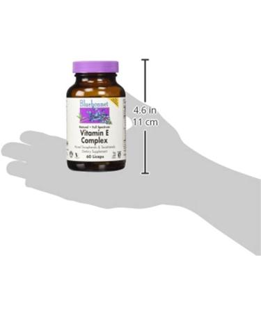 Bluebonnet Nutrition Vitamin E Complex 60 Licaps - Antioxidant Support & Immune Boost - Buy Online on GoSupps.com