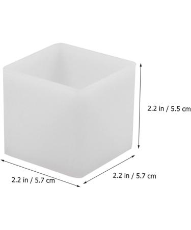 STOBOK 12 Pcs Soap Molds Silicone Square Mold Silicone Molds Jewelry Coaster Mold Silicone Casting Mold Dolls Heads for Crafts Diamond Resin Mold Resin Molds White Crystal Suite Whitex3pcs Mx3pcs - Buy Online on GoSupps.com