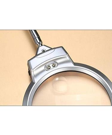 LED High-Definition Light Hose Desktop Glass Large Lens Bracket Type 130mm Magnifiers - Buy Online on GoSupps.com